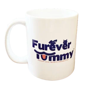Furever Tummy 11 ounce Ceramic Mug White