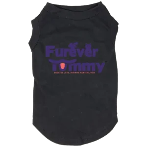 Furever Tummy Doggie Pajamas Black Back